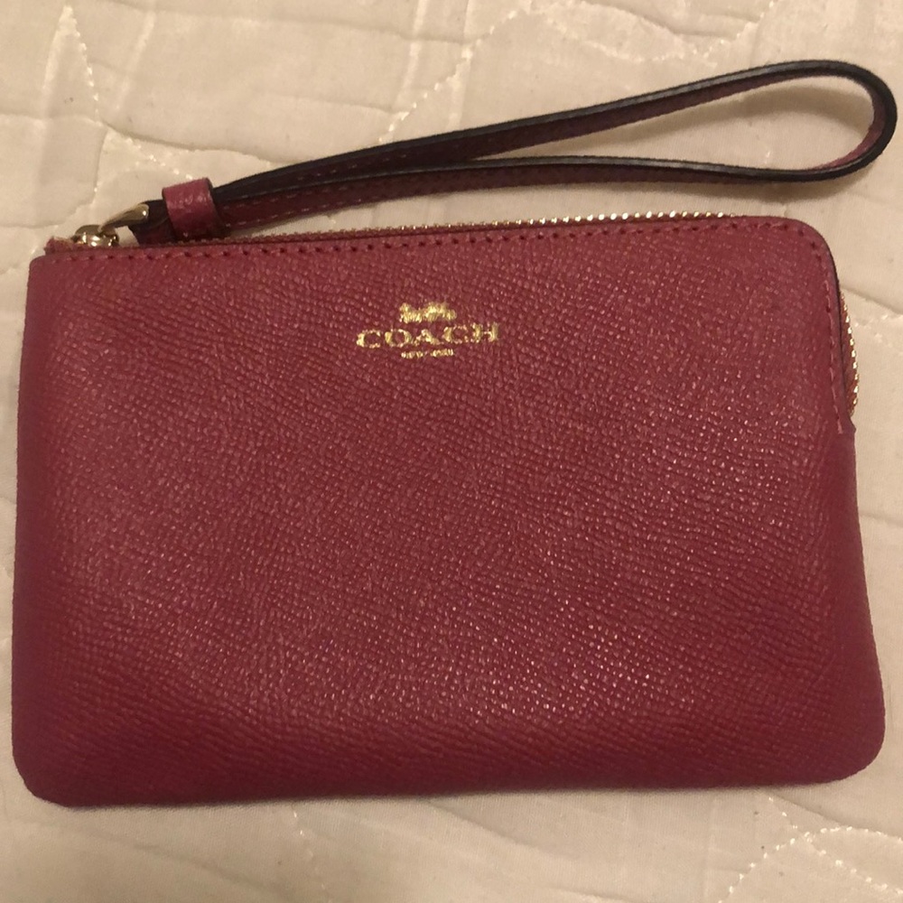 Brand New Coach Wristlet in Magenta